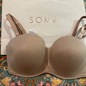 NWT Soma Stunning Starlet strapless size 36D.
